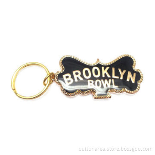Metal Alloy Label with Brass Ring
